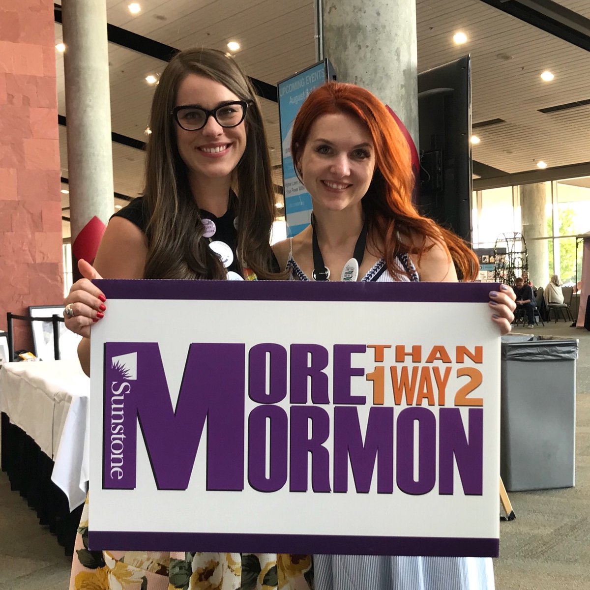 CristinaMartaG's tweet photo. It’s #Donestone (sorry, not sorry). Until next year, there’s more than one way to Mormon. #Sunstone #SunstoneFunstone 🌞 https://t.co/CEixAeaMm9
