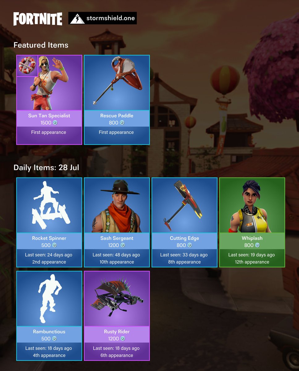 storm shield one fortnite - fortnite rambunctious last seen