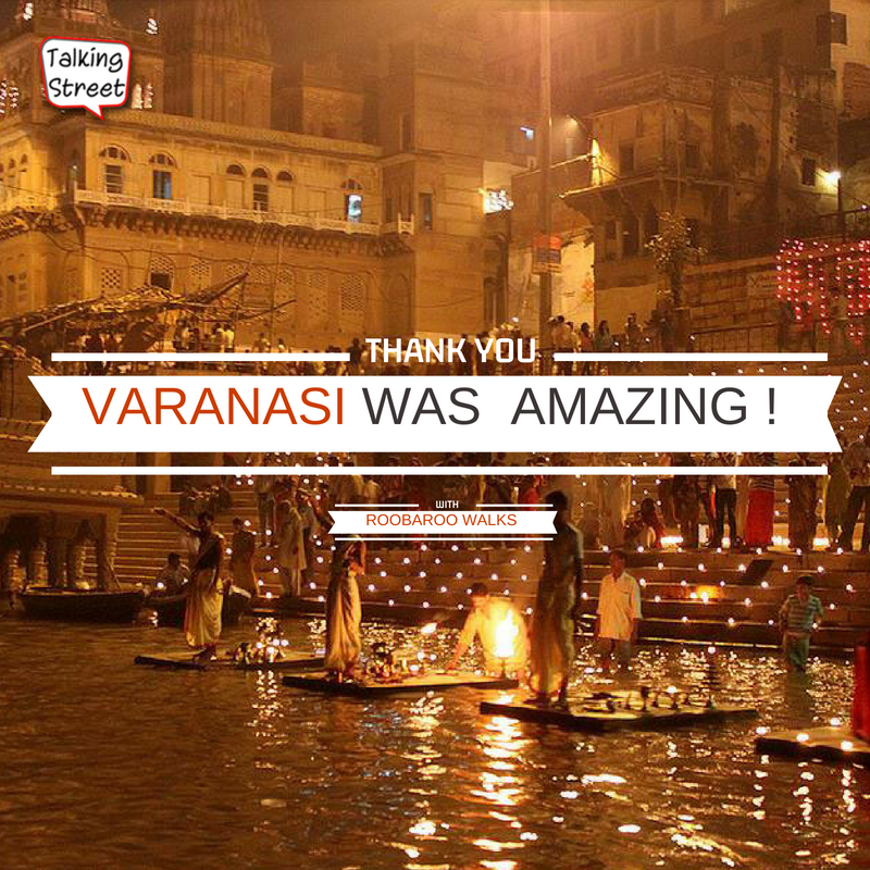 StreetsThatTalk's tweet photo. Thank you for recommending #Varanasi to us!! 
We had a great time exploring the food and culture of the city with @roobaroowalks . Hope you all enjoyed our #Foodstories too.
.
Stay tuned as we move to our next destination - SHILLONG next week. https://t.co/5eHhR8I4T6