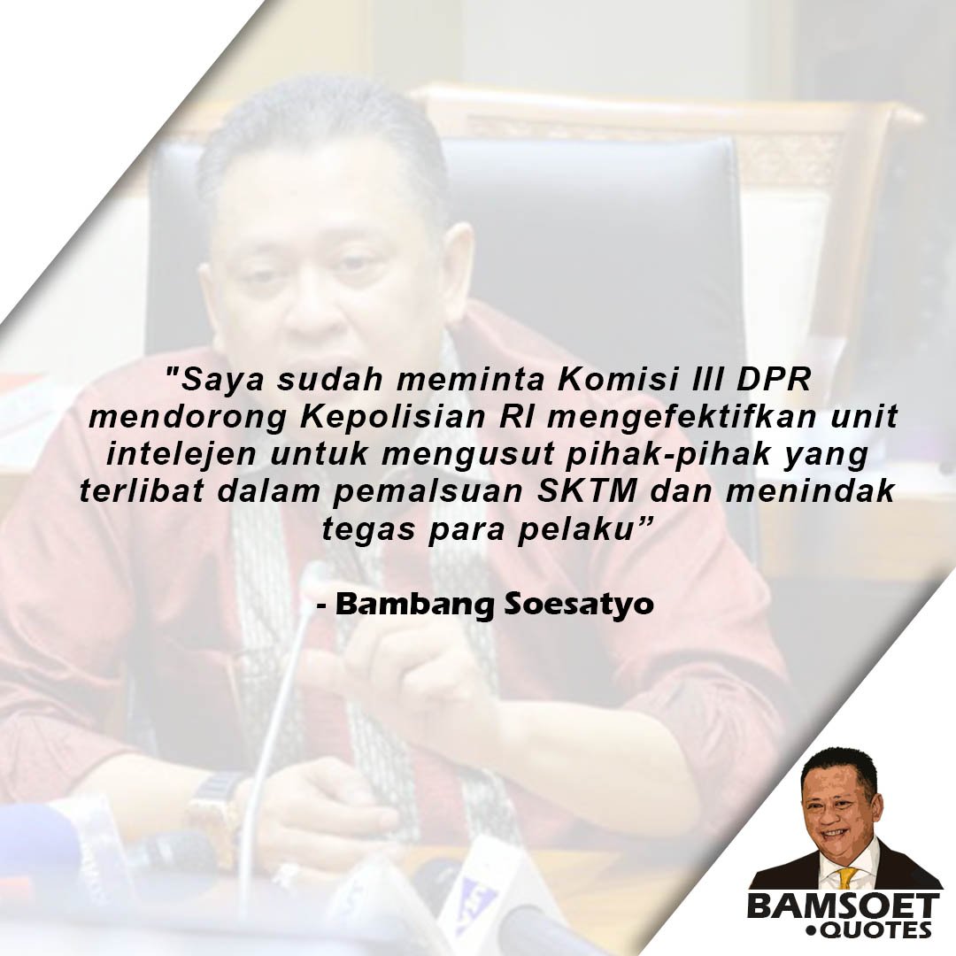 bamsoet10's tweet photo. Saya ingin semua berjalan sesuai dengan program, termasuk SKTM ini, untuk membantu anak-anak yang kurang mampu agar tetap bisa menikmati pendidikan dan mengurangi tindakan merugikan dari orang-orang tidak bertanggungjawab https://t.co/VDCQhsMhKq