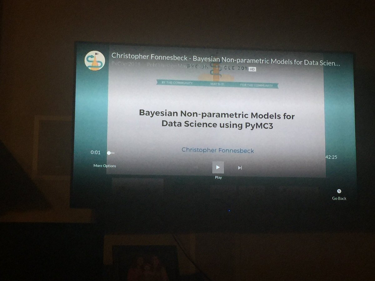 N_KNIG's tweet image. How do you use your 65 inch TV on Saturday nights? #DataScience #PYMC3