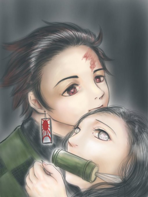 A5さんがTwitterに投稿した竈門炭治郎(鬼滅の刃)のイラスト。