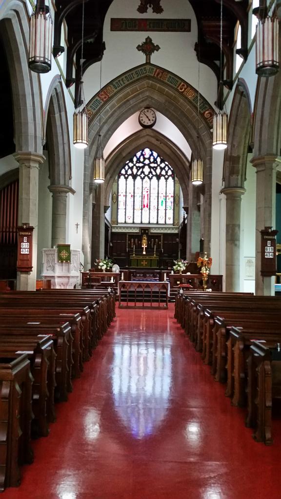 lifetime_ride's tweet photo. We're in Fredericton NB where we visited an old cathedral which Peggy began painting a few years ago, but after being diagnosed with cancer lost ambition. Now she has #BulbarALS and has decided she wants to finish it even though her hands are weak. https://t.co/1G7dqmKUmz