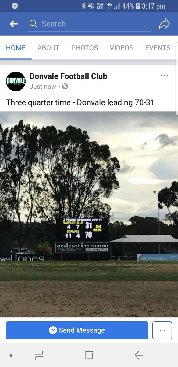 3qtr Time
Ethan Duncan has 6
#BleedGreen