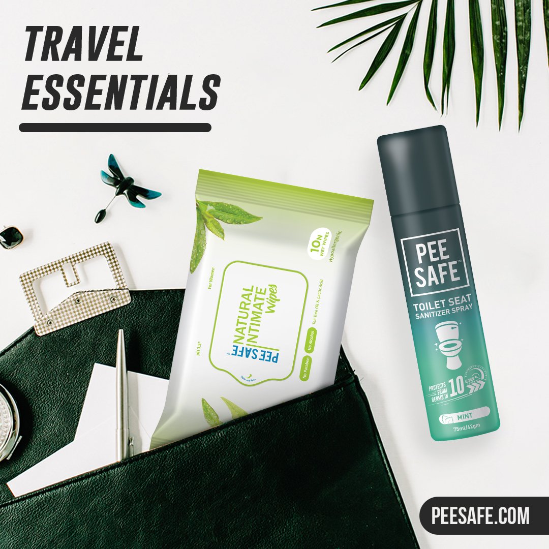 PeeSafe's tweet photo. The Toiletry Bag Basics - You Carry-on Travel Essentials
#BuyNow "https://t.co/2OCb1RcwUd" #Naturalproducts #parabenfree #periods #cleanperiods #uti #utisebacho #wipes #TeeTreeOil #urinarytractinfection #fightuti #femalehygiene #femalehygieneproducts #dailyhygieneessentials https://t.co/B8xGVP1iOe