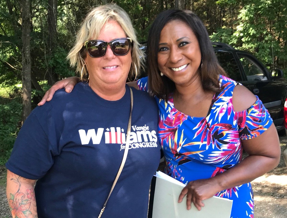 Holly, Field Organizer, and Diane Walker