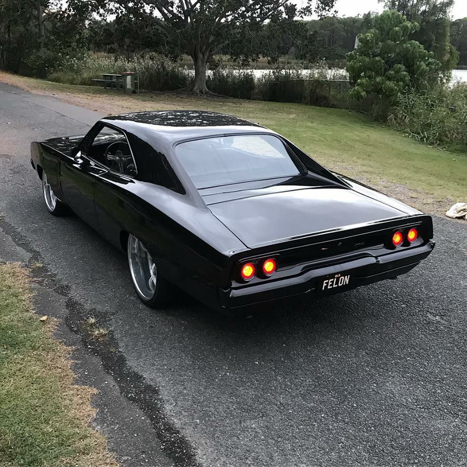 Moparclassic's tweet photo. They named this car the right name , Meet the #Felon 😱

#Mopar #Dodge #Backinblack #Blackisbeautiful #SundayMorning 
@Moparclassic https://t.co/mlcqepGd03