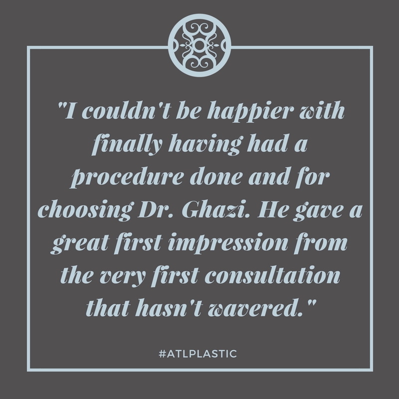 Happy patients = happy #ATLPlastic team! 💙