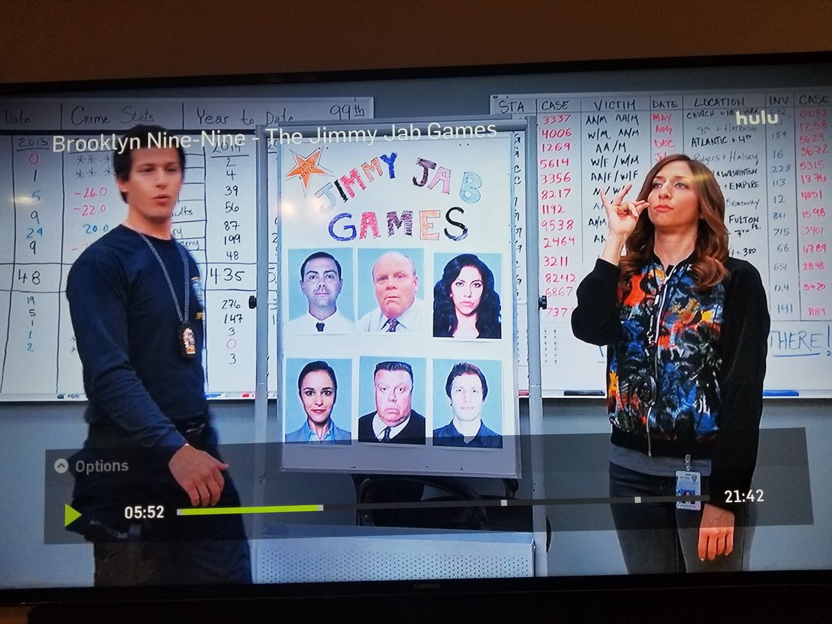 rockandranch's tweet photo. Pause game 100. Okkk byeeee @chelseaperetti @thelonelyisland @nbcbrooklyn99 https://t.co/Qwmgn33YXv