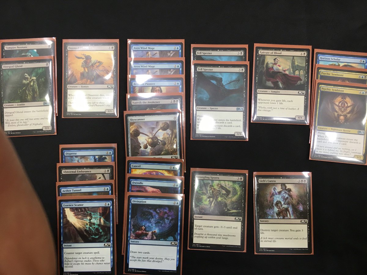 thenatewalker's tweet photo. 8-1 day 1 of #gpminn. Except for rares, deck was exactly what I hoped for after looking over successful decks in the format. (Thanks for linking the #gpsac decks @Corey_Burkhart; research paid off!). https://t.co/RGMW4Ye1Ta