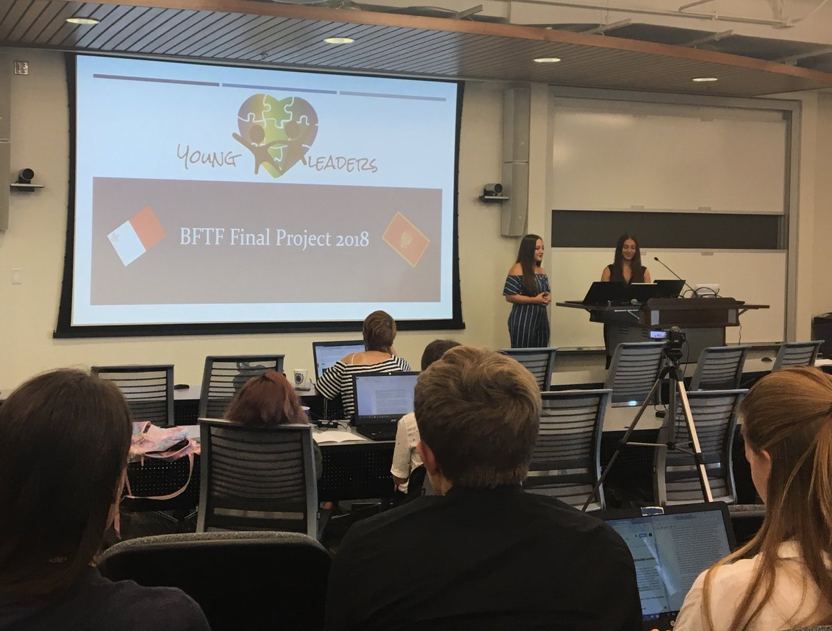 BFTFWFU's tweet photo. We are back @WakeDowntown for #BFTF18 Fellows final presentations. They are ready to change the world @ECAatState @WakeComm https://t.co/E4WtWTj0GN