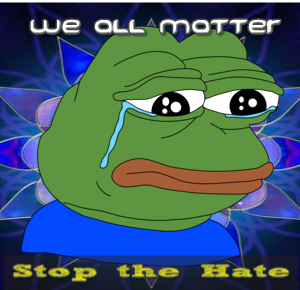 Ris721's tweet photo. Its simple hate doesn't belong here. We all matter, we are all equal. <3 Team Ca$$assins #NoHate4Pepe https://t.co/VlavHWBBXK