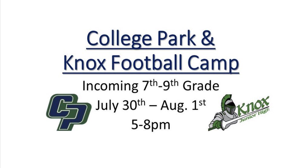 cgarr_62's tweet image. Next week Cavs and Knights. #GoCavs, #CPPride, #KnoxKnights