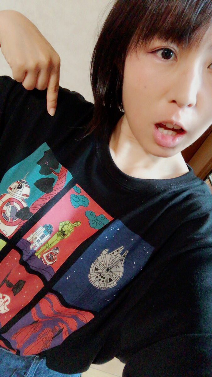 村田結香 8 21 その探偵の名 ゲスト出演 Na Twitterze スターウォーズtシャツ しまむら 花札風のデザインかわいい 8がいるし C 3poもr2 D2もいる チューバッカもいるよ 私の大好きな しゃべらないけど感情豊かなキャラクターたち