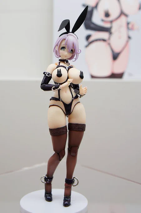 【参考出品】
セカンドアックス参考出品 『津路参汰(ニトロプラス)』さんイラスト「水瀬しずゑ ～バニーコスプレ用オプションパーツ～」 原型制作:木下貴雄(イクリエ)
#wf2018s #ネイティブ 