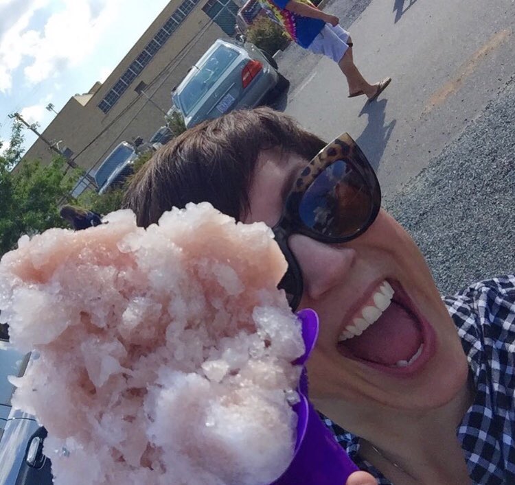 Had a blast at the Tomato Festival with <a href="/AsteriskCreativ/">Asterisk Creative</a> client <a href="/FreshlistCLT/">Freshlist CLT</a>. Snowcone was the bonus! #entrepreneurlife