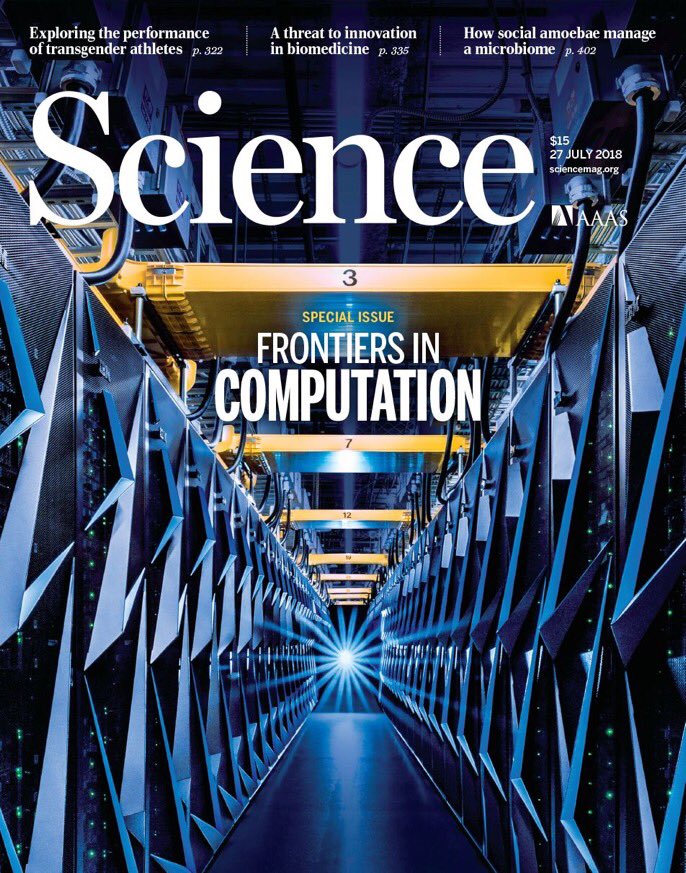 #IBMSummit supercomputer is now our very own “supermodel”😉 Checkout <a href="/sciencemagazine/">Science Magazine</a> cover shoot📸 Discover the world’s fastest: ibm.co/2uNiLNh

 #supercomputer #POWER9 
<a href="/IBM/">IBM</a> @IBMSystems @IBMPowerSystems