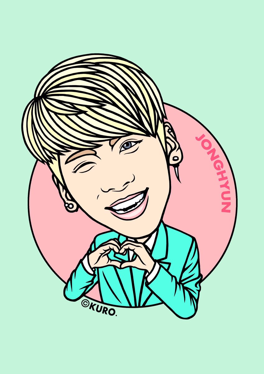 Blackmaniac Na Twitteru 10 Shinee10thanniversary Shinee シャイニー Jonghyun ジョンヒョン イラスト好きと繋がりたい イラストレーター ポストカード ステッカー お仕事募集中