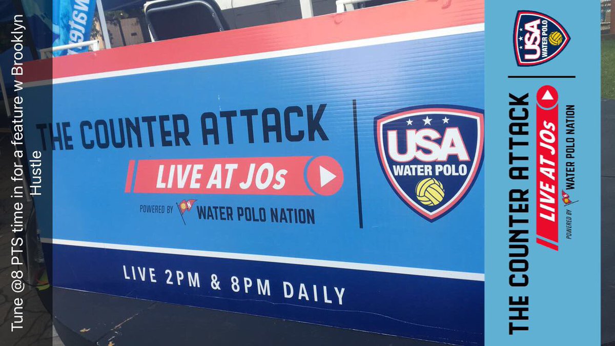 sydneyebarta's tweet photo. Thanks @GregMescall and @USAWP for featuring Brooklyn Hustle on #CounterAttack live! #JOs2018 https://t.co/6WT3tzlfKQ