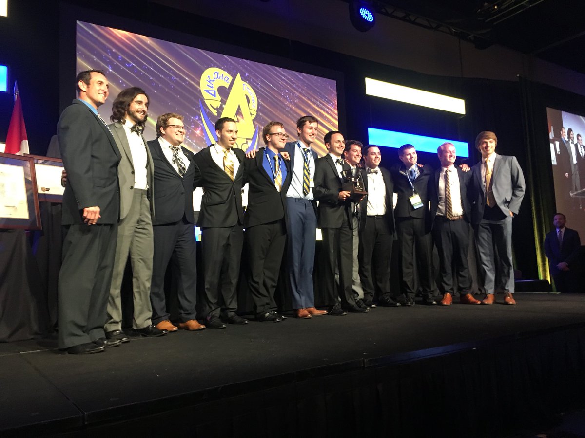 deltaupsilon's tweet photo. Congrats to @DeltaUpsilonWSU on being a Sweepstakes Finalist! #DULI18 https://t.co/f0NmDO285B