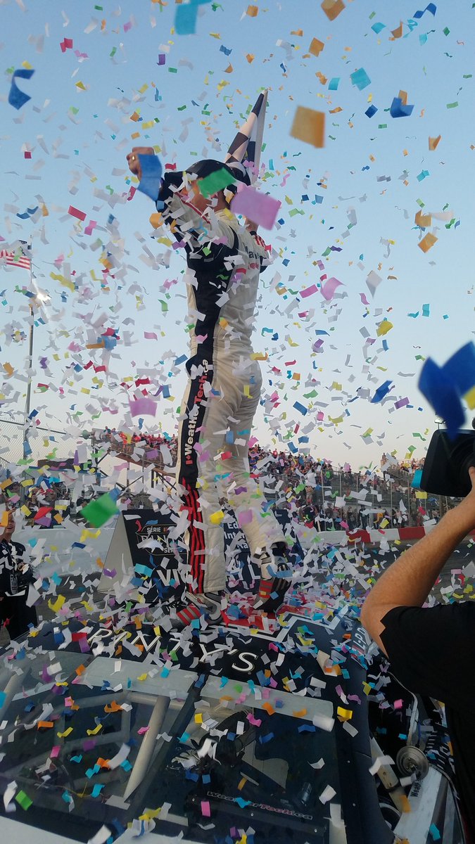 NASCARCanada_'s tweet photo. @DumoulinLP is your #LUXXUR300 race winner at @EIRNASCAR outdualing @kevinlacroix74 and @tagliani for the checkered flag. #NPSWesternSwing #NASCARWeek @NASCARHomeTrack @Pintysfoods @NASCARonTSN #TrueNorthStrongAndFast https://t.co/31eAaEqMkJ