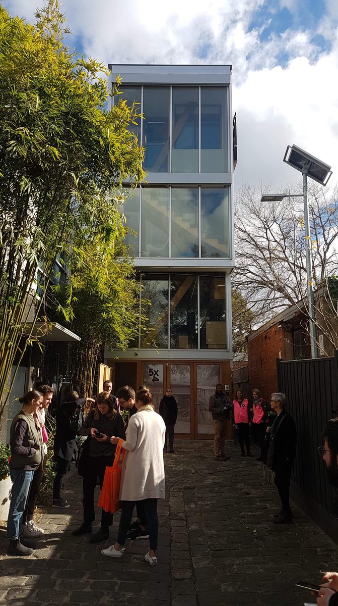 OpenHouseMelb's tweet photo. Finding out what we can do with just 5x4 metres at 5x4 Hayes Lane project.#sustainability #smallfootprint #architecture #OHMWeekend https://t.co/nLKsiHdTsL