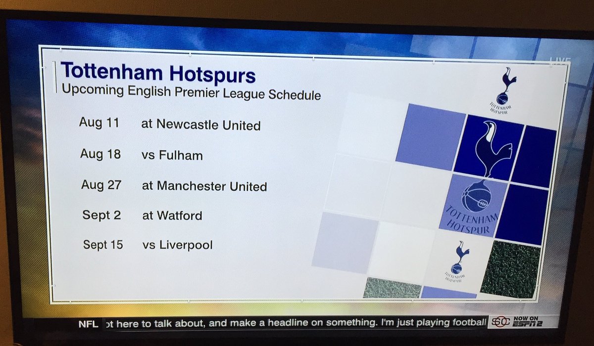 szele1's tweet image. This just went to air on national television.  🤔 Wouldn’t let my university students get away with this on a school project... #ICC2018 #TottenhamHotspur #tvgraphics
