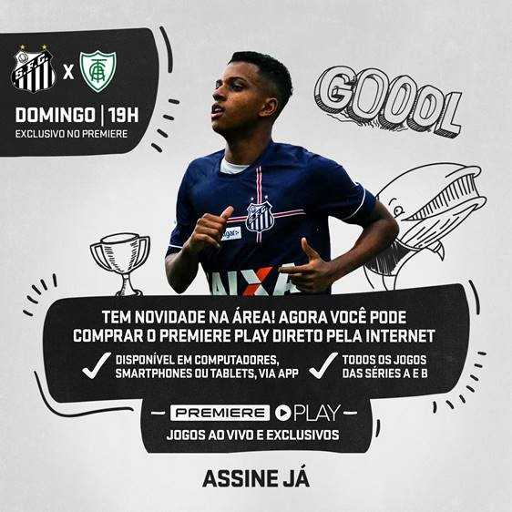 SantosFC's tweet image. É dia de Peixe na Vila Belmiro! E você curte tudo com exclusividade no @canalpremiere! Já tá sabendo? Agora você pode comprar o Premiere Play direto pela internet, se liga: bit.ly/2NGK5nJ 

#oMelhorTimeÉoSeu #NossoFutebol