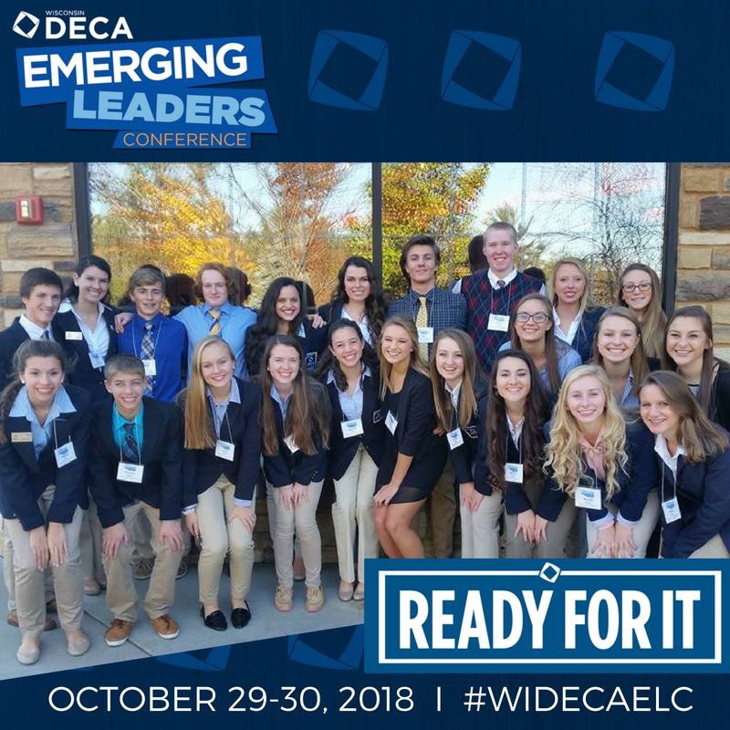 WI_DECA's tweet photo. #DECAFactFriday Did you know that #WIDECAELC is on October 29th and 30th this year? We hope we can see you all there so you can be #ReadyForIt this year! 🙌🔷 https://t.co/CdmkZMYF45