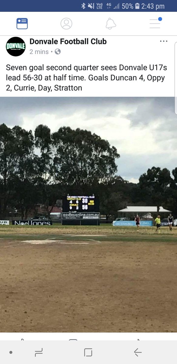 Great 1st half from the under 17s. Fantastic return to Footy for Young Gun Ethan Duncan after missing the last 6 weeks
#BleedGreen