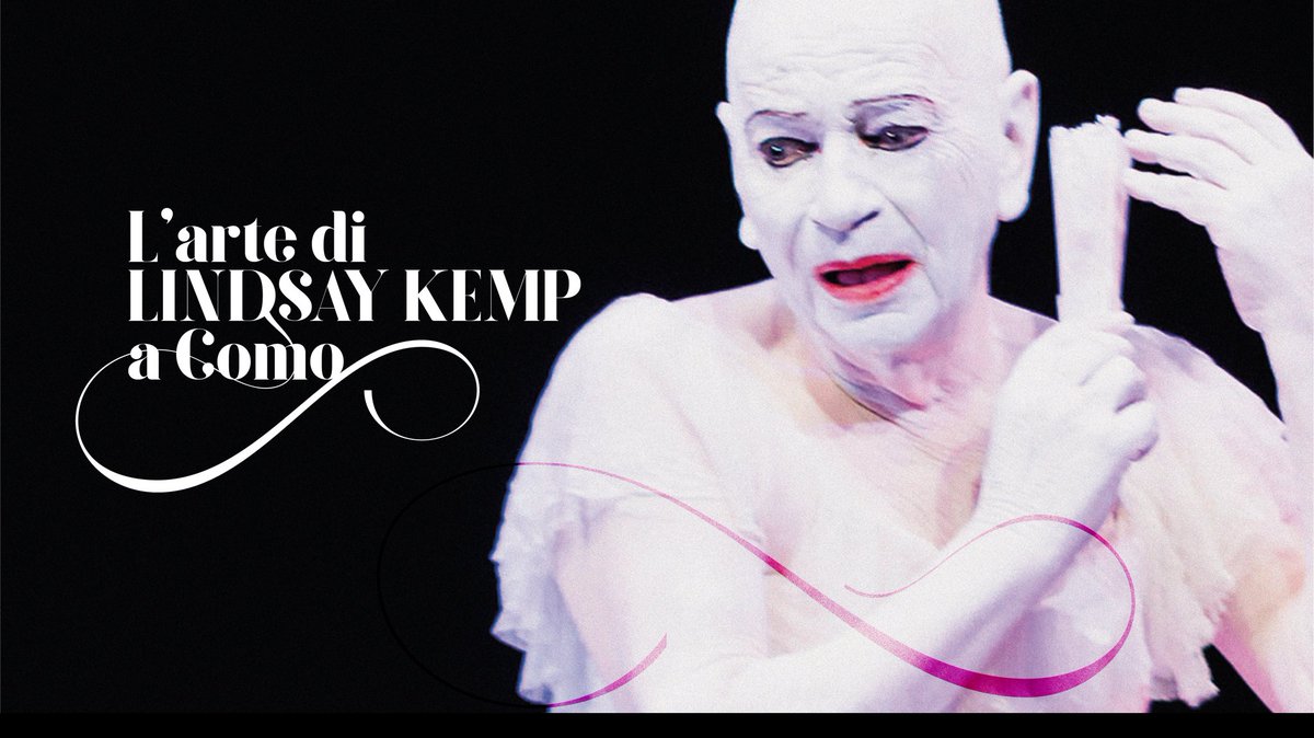 L’Arte di #LindsayKemp a #Como! Il <a href="/TeatroSociale/">Teatro Sociale Como</a> e <a href="/AccademiaGalli/">Accademia Galli</a> il 12 settembre ospiteranno il grande artista internazionale <a href="/LindsayKemp_of/">Lindsay Kemp</a> in 2 appuntamenti gratuito previa registrazione.#dontmissit! 
👉🏻teatrosocialecomo.it