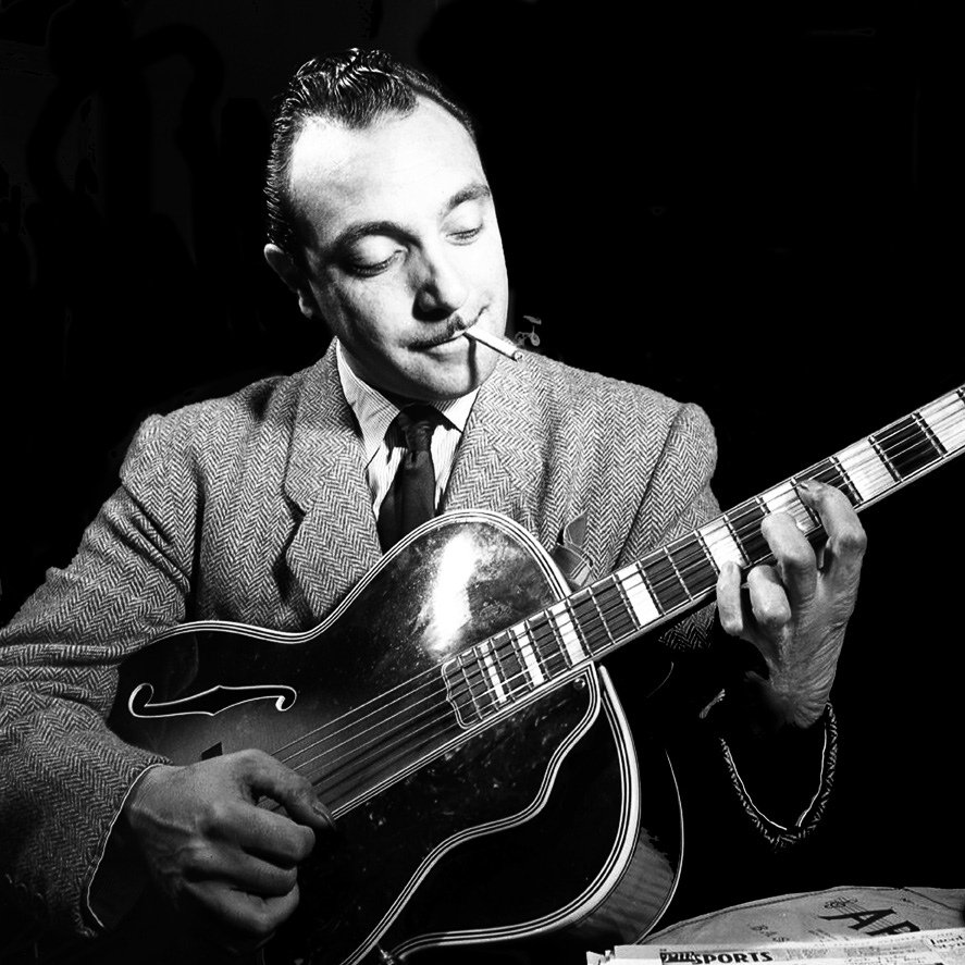 Jean Reinhardt stage name #DjangoReinhardt, was a Belgian-born Romani-French jazz guitarist, musician & composer, regarded as one of the greatest musicians of the twentieth century. He was the first jazz talent to emerge from Europe & remains the most significant. #DjangoFestATX