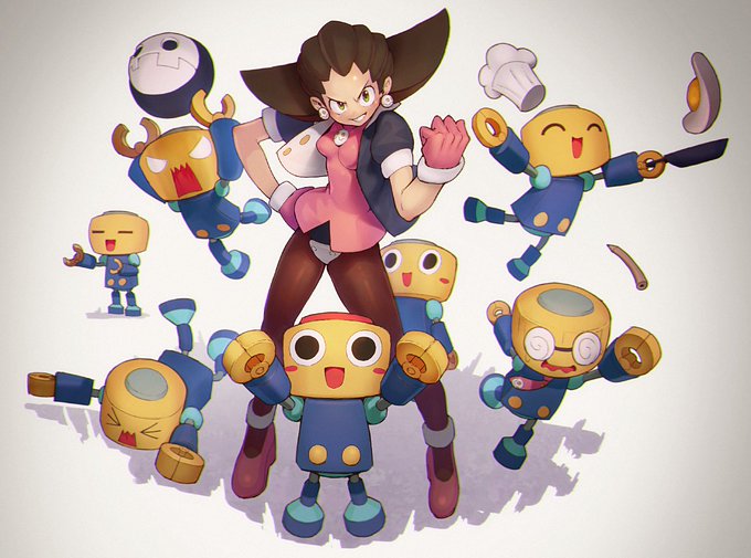 ユ*オ様 カプコンガールズコレクション トロン＆コブン ロックマンDASH