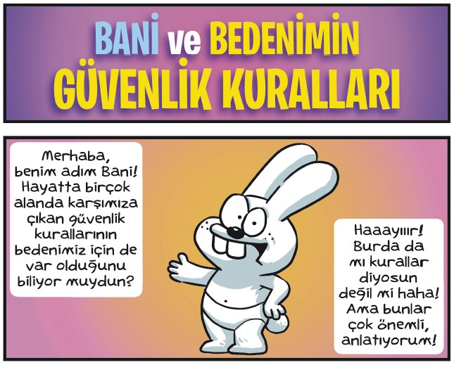 Erdil Yasaroglu (@erdilyasaroglu) on Twitter photo Çocukları bilgilendirmek için hazırladığımız Bani ve Bedenimin Güvenlik Kuralları'nı bu linkten okuyabilir, indirip yayabilir, dilerseniz büyük boy baskı dosyasını alabilir ve çoğaltabilirsiniz. superpenguen.com/bani
#bani #bedeniminGüvenlikKuralları #SüperPenguen Çocukları bilgilendirmek için hazırladığımız Bani ve Bedenimin Güvenlik Kuralları'nı bu linkten okuyabilir, indirip yayabilir, dilerseniz büyük boy baskı dosyasını alabilir ve çoğaltabilirsiniz. superpenguen.com/bani
#bani #bedeniminGüvenlikKuralları #SüperPenguen
