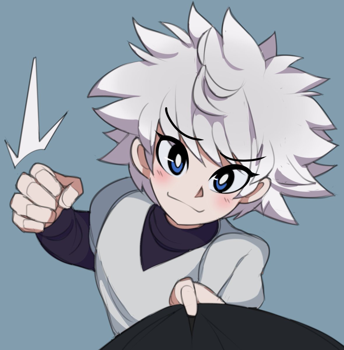 Killua about to make some chin musicpic.twitter.com/VdIou48XxC. 