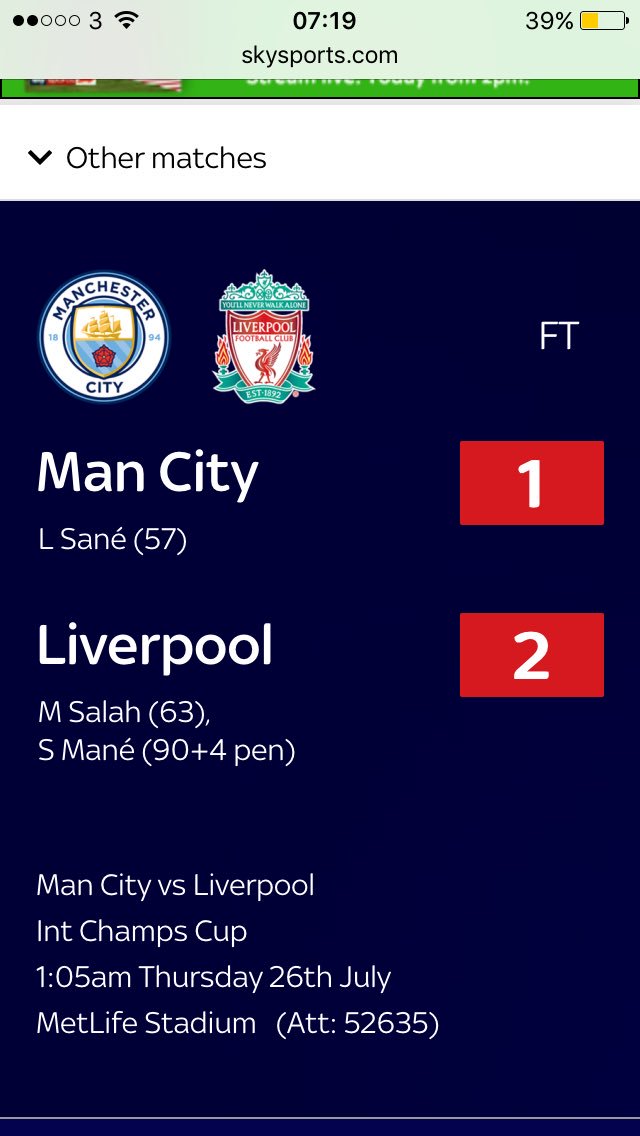 r888tal's tweet photo. It can be confirmed now that @LFC will win the #priemier league 2018/19 season .. Fans are so happy 4 once #Deluded fans 😂😂 #MCFC #MUFC ⚽️👍 https://t.co/WYwyXnacv1
