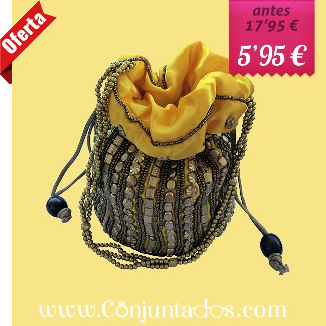 Conjuntados's tweet photo. .¡Súper #oferta! -> #Bolso limosnera amarillo ★ ahora solo 5'95 € ★ Compra en https://t.co/So0ocQyQ67 ★

#rebajas #sales #soldes #rabatte #rebaixes #deskontuak #vendas #sconti #bolsobandolera #limosnera #bag #lowcost #accesorios #complementos #moda #fashion https://t.co/Sz607fqjJM