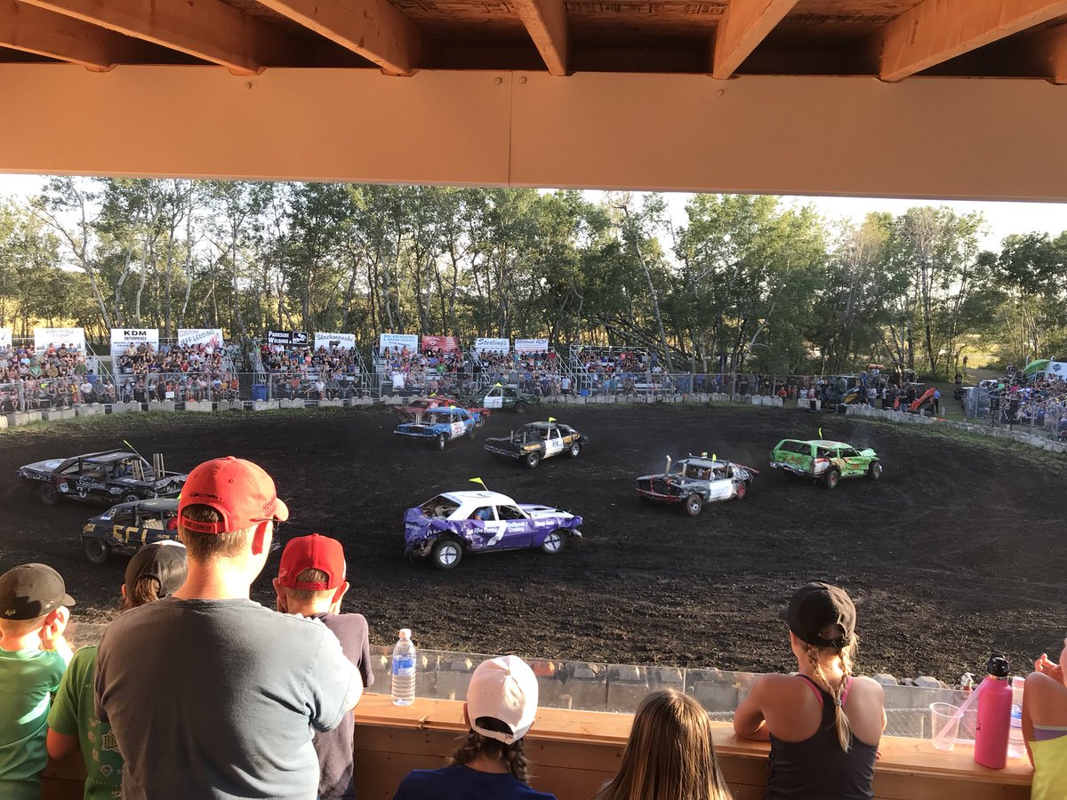 TaitInsGroup's tweet photo. Great day at the Parkside Demolition Derby and happy to support the event along with @cooksonag1 and @Stuart_Person up in the skybox. https://t.co/IeaG1YyCL5
