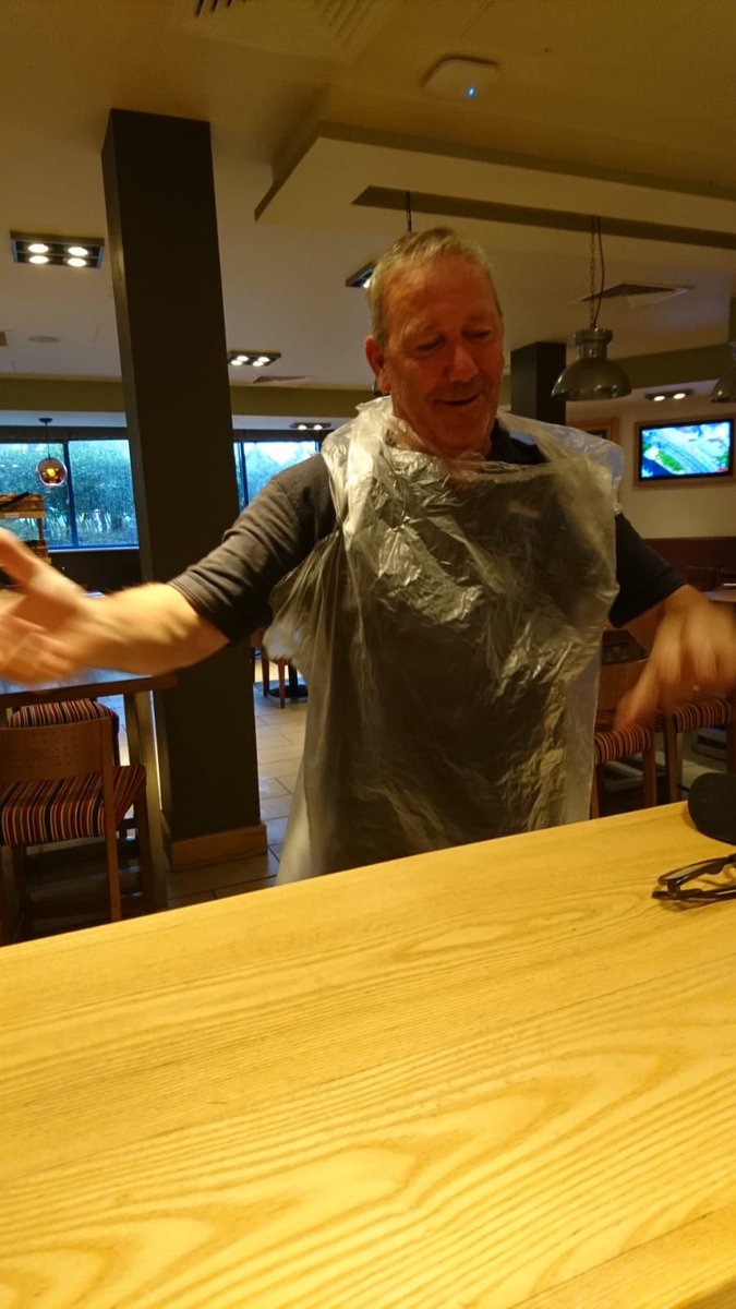 <a href="/DorchesterInn/">Dorchester Premier Inn</a> making our own rain jackets! ☔️ 😂 classic bin bag 👍 <a href="/southcoastarea/">South Coast</a> @sarahvfrost1 <a href="/SDEBDD/">simon ewins</a> <a href="/thebirdlane/">Natasha Lane</a> #SummerOfService