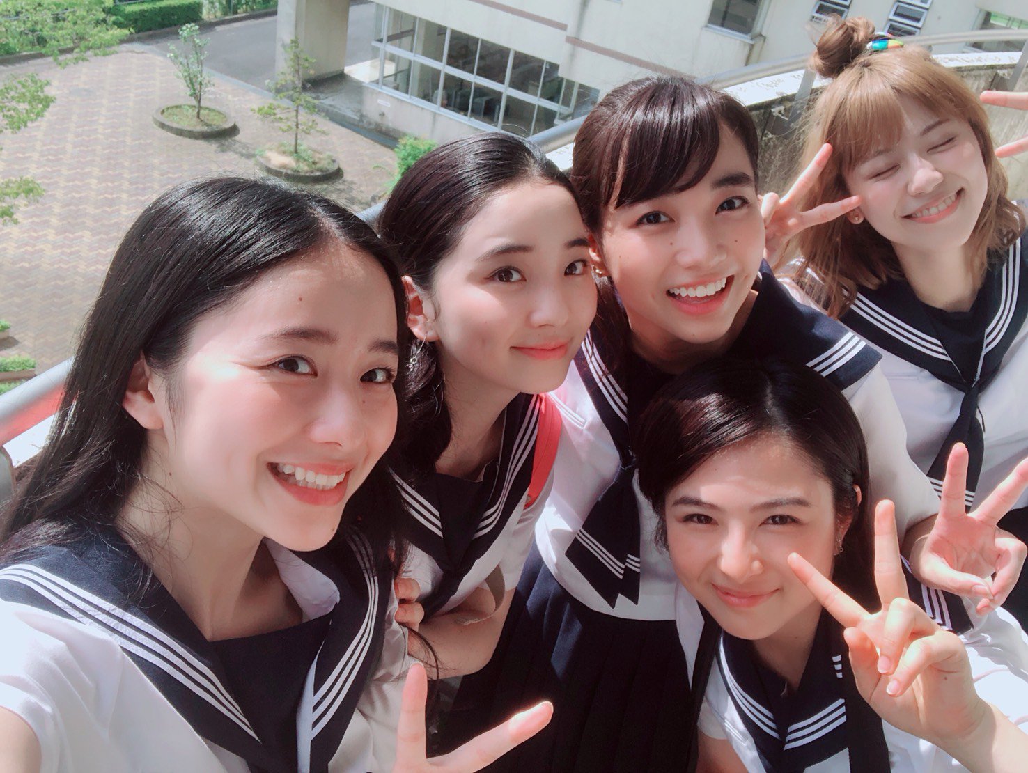 Twitter 上的 溝口恵 青春してます チアリーダー部の2年生です 皆大好き 撮影で会うたび幸せ 太陽眩しすぎて私だけ目があけられませんでした 笑 にしても夏って感じのことしたいなー チアダン チアリーダー部 堀田真由 福地桃子 坂ノ上茜 石崎なつみ