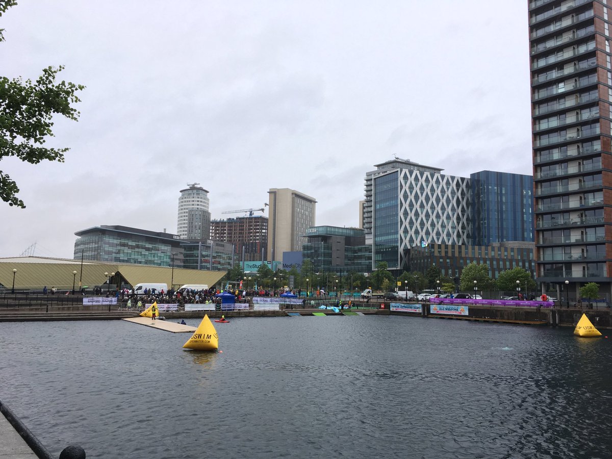 Okay wettest day in a while and I’m ⁦<a href="/SalfordTri/">Salford Triathlon</a>⁩ 😆oh well🙂🏊🏻‍♀️🚴🏻‍♀️ #getoutside