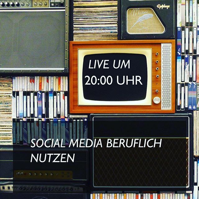 LIVE UM 20 UHR: SOCIAL MEDIA BERUFLICH NUTZEN
.
.
Früher waren alle scharf auf TV. Wer im TV war, der war ein Star. TV-Werbung war der Hit und hatte Wirkung. Heute ist es Social Media oder? .
.
Das nächste Live von @coachuwe und mir steht an. Folgendes T… ift.tt/2LXq8sh