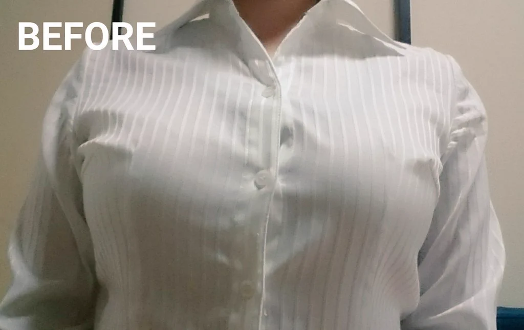 胸が大きい女性の悩みを解決するシャツを自作！頑張ったのでみんな見て！
