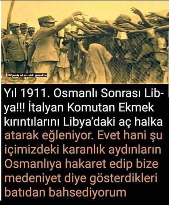 Anadolu’yu işgal edenler, işgallerini haklı gösterebilmek için Batı Anadolu’da barbar Türkler olduğunu ve onları medenîleştirmek için geldiklerini söylüyorlardı.. 
Sahtekar batı ve işbirlikçileri hiç değişmediki..