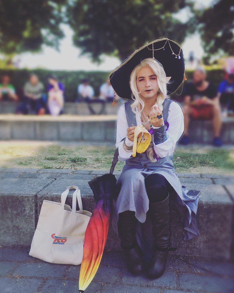 myqueerass's tweet photo. 🌮 + 🍌?! It’s more likely than you think!

@awesomematti as Taako &amp; @ProcerPerficio as Lup - best podcast! #TheZoneCast @TheZoneCast https://t.co/MlmyguCami