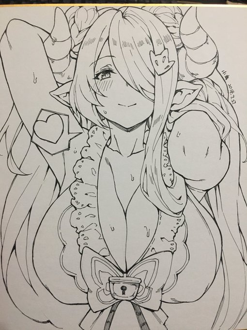 今日台湾イベントFancy Frotierが終わりましたー!描く時ずっと頭の中にctrl+zをやっていた(゜∀゜)... 