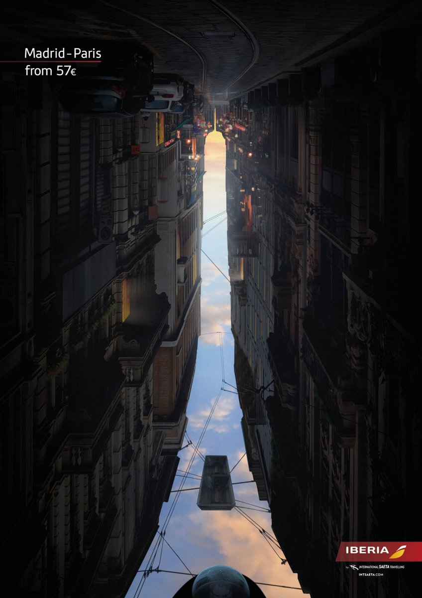 creapills's tweet photo. On trouve cette campagne réellement impressionnante ! 😳

Crédits : Iberia par Ogilvy (Espagne) https://t.co/VhZFZpR7rE
