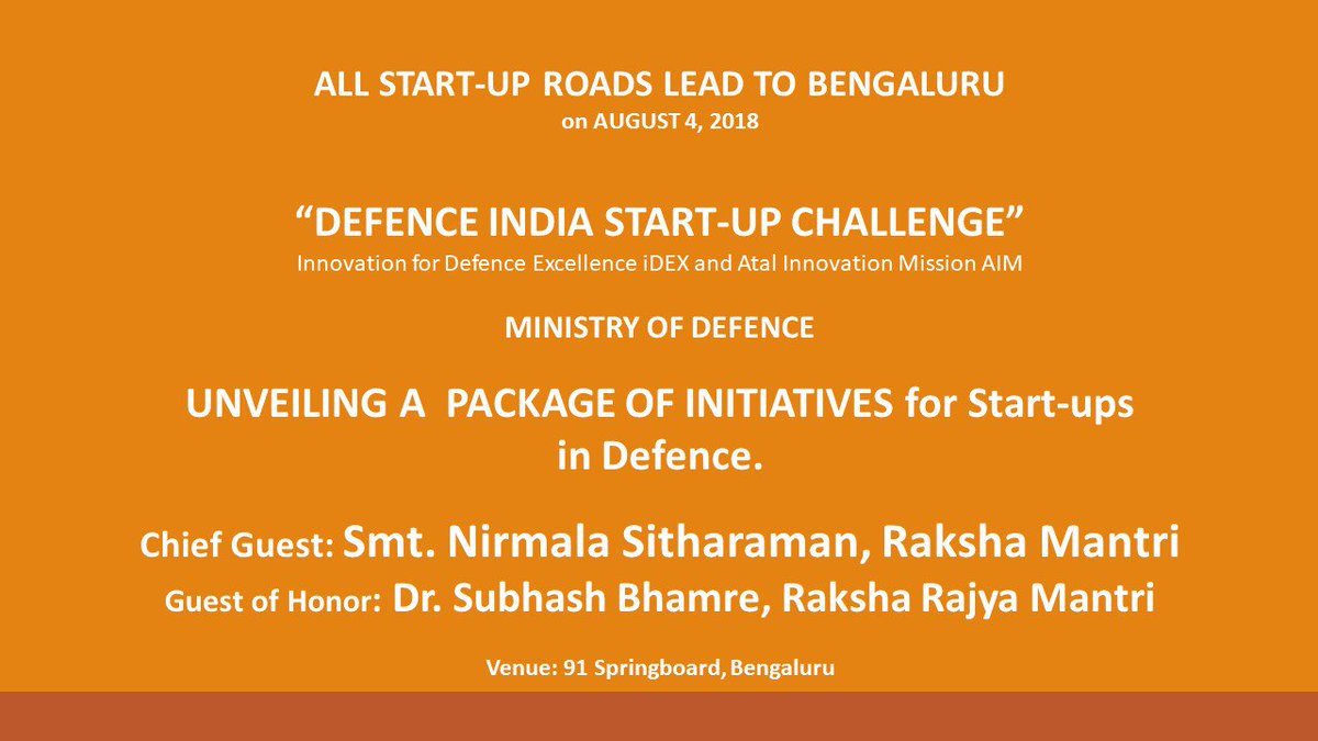 drajaykumar_ias's tweet photo. All StartUp Roads lead to Bengaluru on Aug 4
@Product_Nation @NASSCOMStartUps @SVdotCO @startup_odisha @NASSCOMCoEIoT @electropreneur @NITIAayog @DRDO_India @cmdmidhani @CMDGRSE @cmdbeml @Cmdmdl @VUBhaskarCMDbdl @HALHQBLR @shekharmital @radmsaratbabu @dgof_board @ianetwork https://t.co/vcQ4gjro09