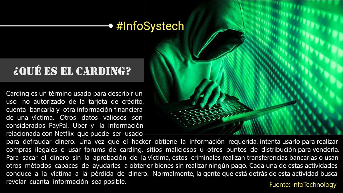 fck_RockNRolla_'s tweet image. #InfoSystech )))) #Carding (((( 
Que es??