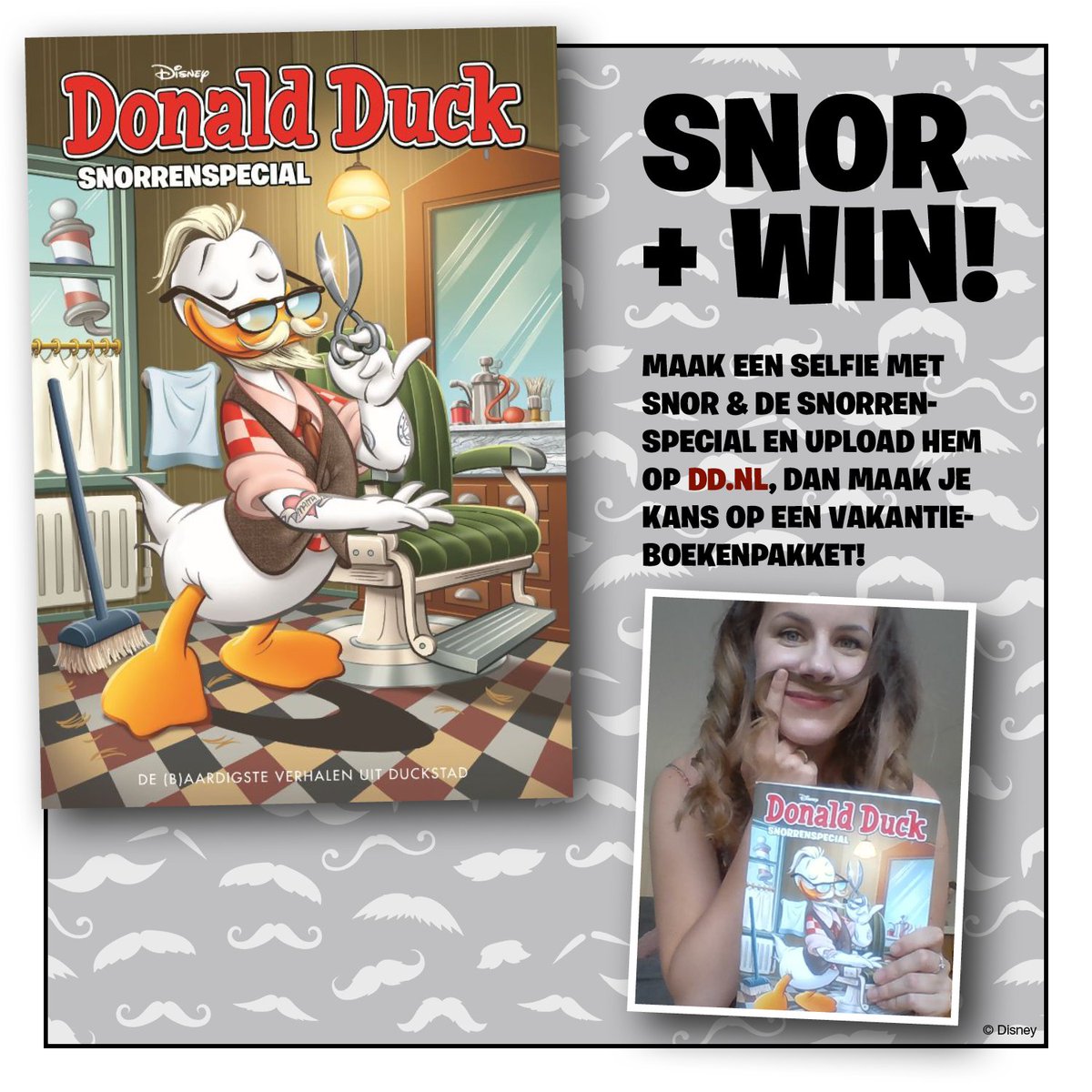 Ik heb ook snor, maar ik mag niet meedoen! 
Meer weten? 👉 goo.gl/GdsRi5